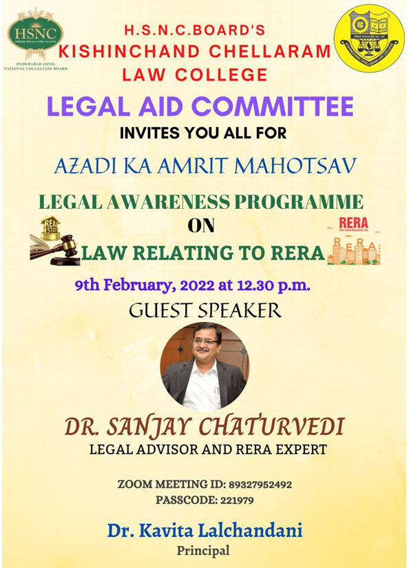Legal Awareness Program on Law Relating to RERA
